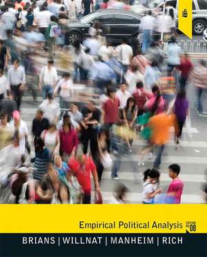 Empirical Political Analysis: Quantitative and Qualitative Research Methods de Prof Brians, Craig Leonard