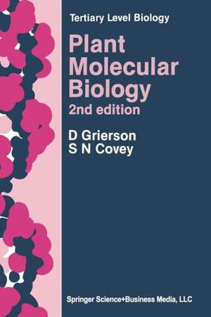 Plant Molecular Biology de Donald. Grierson