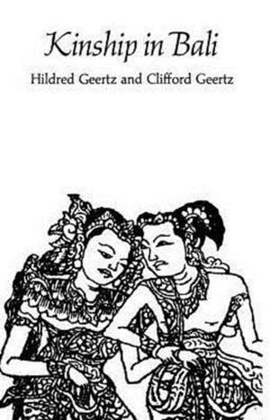 Kinship in Bali de Hildred Geertz