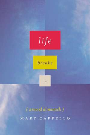 Life Breaks In: A Mood Almanack de Mary Cappello