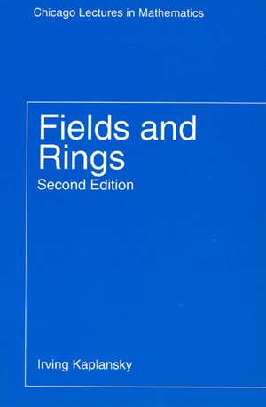 Fields and Rings de Irving Kaplansky