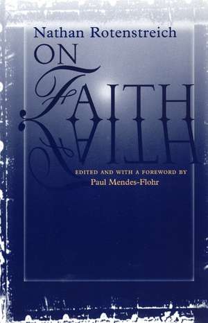 On Faith de Nathan Rotenstreich