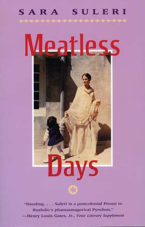 Meatless Days de Sara Suleri Goodyear