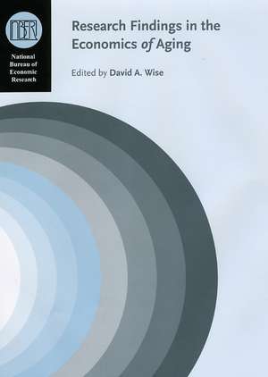 Research Findings in the Economics of Aging de David A. Wise