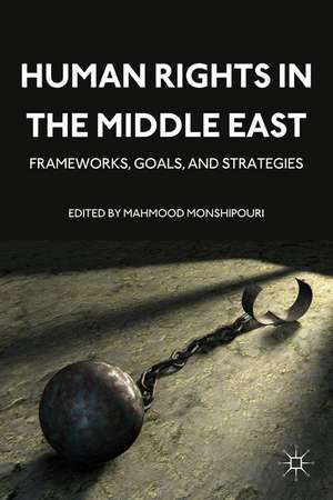 Human Rights in the Middle East: Frameworks, Goals, and Strategies de M. Monshipouri