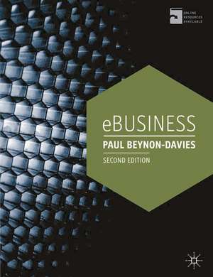 eBusiness de Paul Beynon-Davies