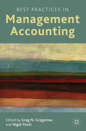 Best Practices in Management Accounting de G. Gregoriou