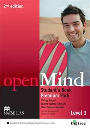 Openmind 2nd Edition AE Level 3 Student's Book Pack Premium de MICKEY ROGERS