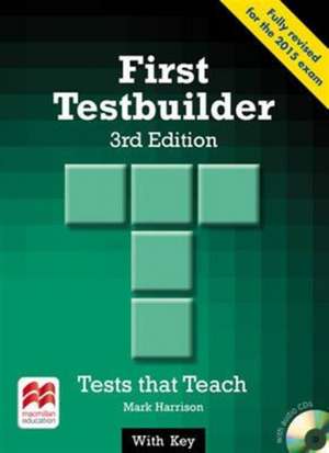 Harrison, M: First Testbuilder 3rd edition Student's Book wi de Mark Harrison