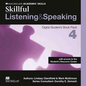 Skillful Level 4 Listening Speaking Digital Student's Book Pack de Steve Gershon