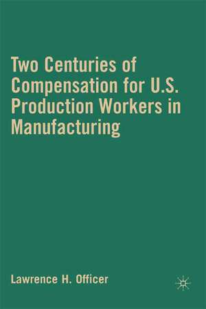 Two Centuries of Compensation for U.S. Production Workers in Manufacturing de L. Officer