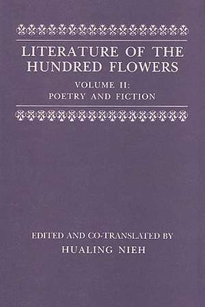 Literature of the Hundred Flowers de Nieh Hualing Engle