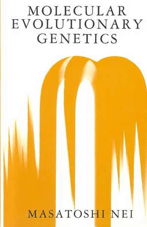 Molecular Evolutionary Genetics(Paper) de M Nei