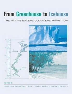 From Greenhouse to Icehouse – The Marine Eocine– Oligocene Transition de Donald R. Prothero