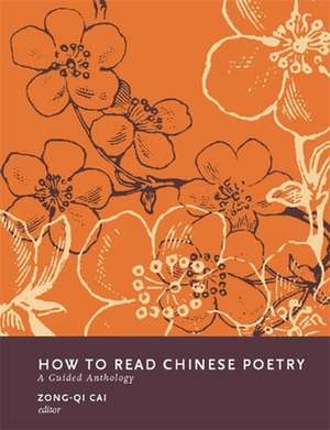 How to Read Chinese Poetry – A Guided Anthology de Zong–qi Cai