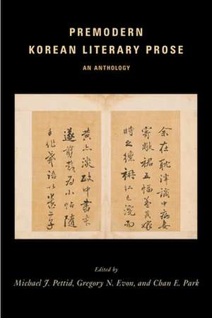 Premodern Korean Literary Prose – An Anthology de Michael J. Pettid