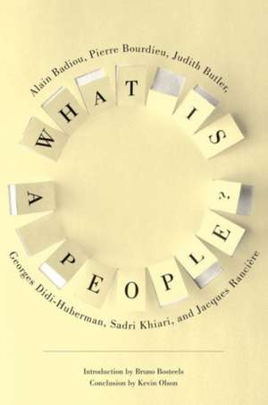 What Is a People? de Alain Badiou