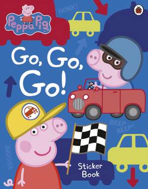 Peppa Pig: Go, Go, Go!: Vehicles Sticker Book de Peppa Pig