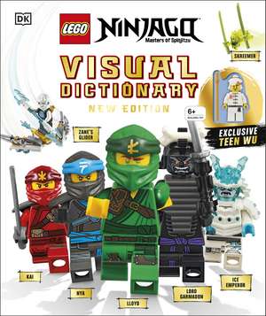 LEGO NINJAGO Visual Dictionary New Edition: With Exclusive Teen Wu Minifigure de Arie Kaplan