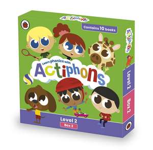 Actiphons Level 2 Box 2: Books 9-18: Learn phonics and get active with Actiphons! de Ladybird