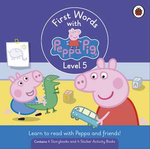 First Words with Peppa Level 5 Box Set de Peppa Pig