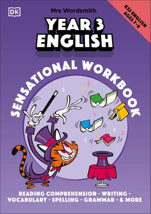 Mrs Wordsmith Year 3 English Sensational Workbook, Ages 7–8 (Key Stage 2): + 3 Months of Word Tag Video Game de Mrs Wordsmith