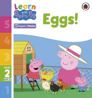 Learn with Peppa Phonics Level 2 Book 10 - Eggs! (Phonics Reader) de Peppa Pig