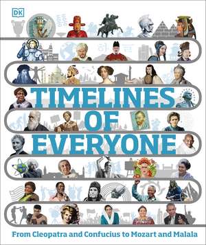 Timelines of Everyone: From Cleopatra and Confucius to Mozart and Malala de DK