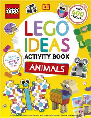 LEGO Ideas Activity Book Animals: Packed with LEGO Building and Sticker Activities and Fun Facts. With 500+ Stickers! de DK