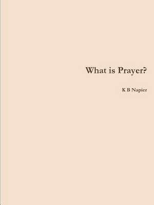 What Is Prayer? de Napier, K. B.