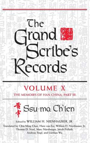 The Grand Scribe's Records de Ssu-Ma Ch'ien