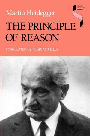 The Principle of Reason de Martin Heidegger