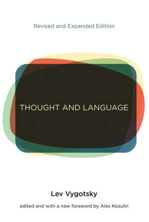 Thought and Language 2ed de Lev S. Vygotsky