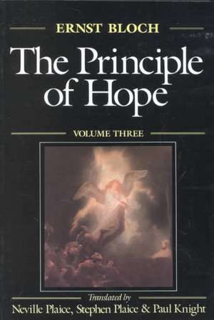 The Principle of Hope V 3 de Ernst Bloch