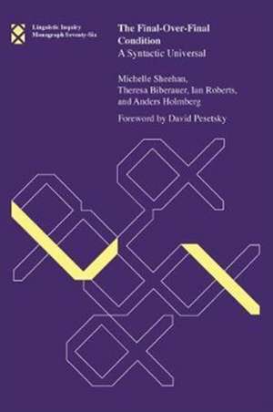 The Final-Over-Final Condition de Michelle Sheehan