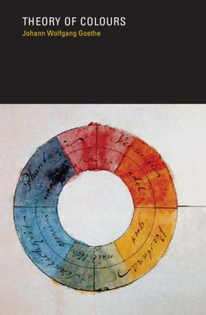 Theory of Colours de Johann Wolfgang Goethe