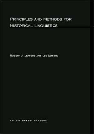 Principles and Methods for Historical Linquistics de Robert J. Jeffers