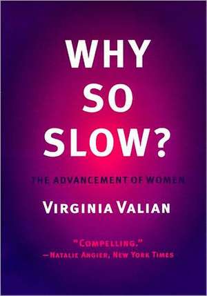 Why So Slow? – The Advancement of Women de Virginia Valian