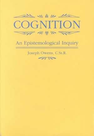 Cognition de Joseph C. Ss. R. Joseph Owens