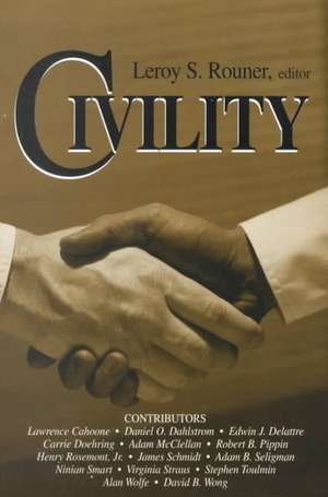 Civility de Leroy S. Rouner