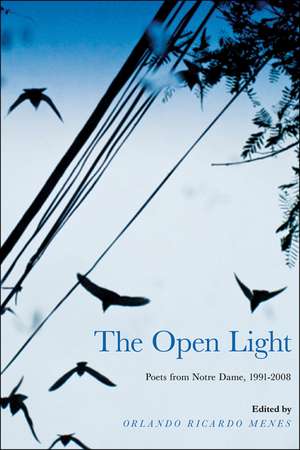 The Open Light – Poets from Notre Dame, 1991–2008 de Orlando Ricardo Menes