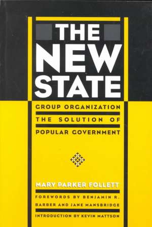 New State - Ppr. de Mary Parker Follett