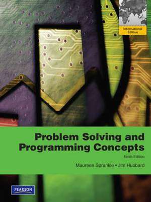 Problem Solving & Programming Concepts de Jim Hubbard