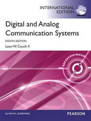 Couch, L: Digital & Analog Communication Systems