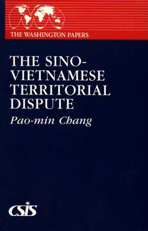 Sino-Vietnamese Territorial Dispute de Pao-Min Chang