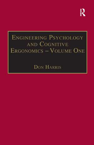 Engineering Psychology and Cognitive Ergonomics: Volume 1: Transportation Systems de Don Harris