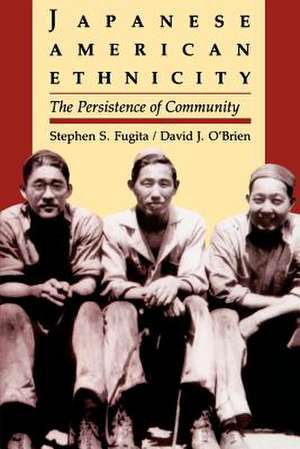 Japanese American Ethnicity: The Persistence of Community de Stephen S. Fugita