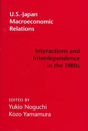 U S Japan Macroeconmic-Cloth de Yukio Noguchi