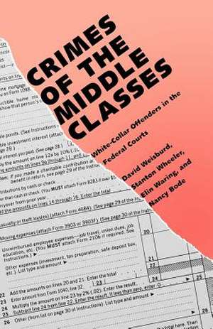 Crimes of the Middle Classes: White-Collar Offenders in the Federal Courts de David Weisburd