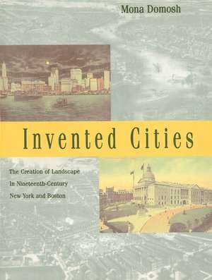 Invented Cities: The Creation of Landscape in Nineteenth-Century New York and Boston de Mona Domosh